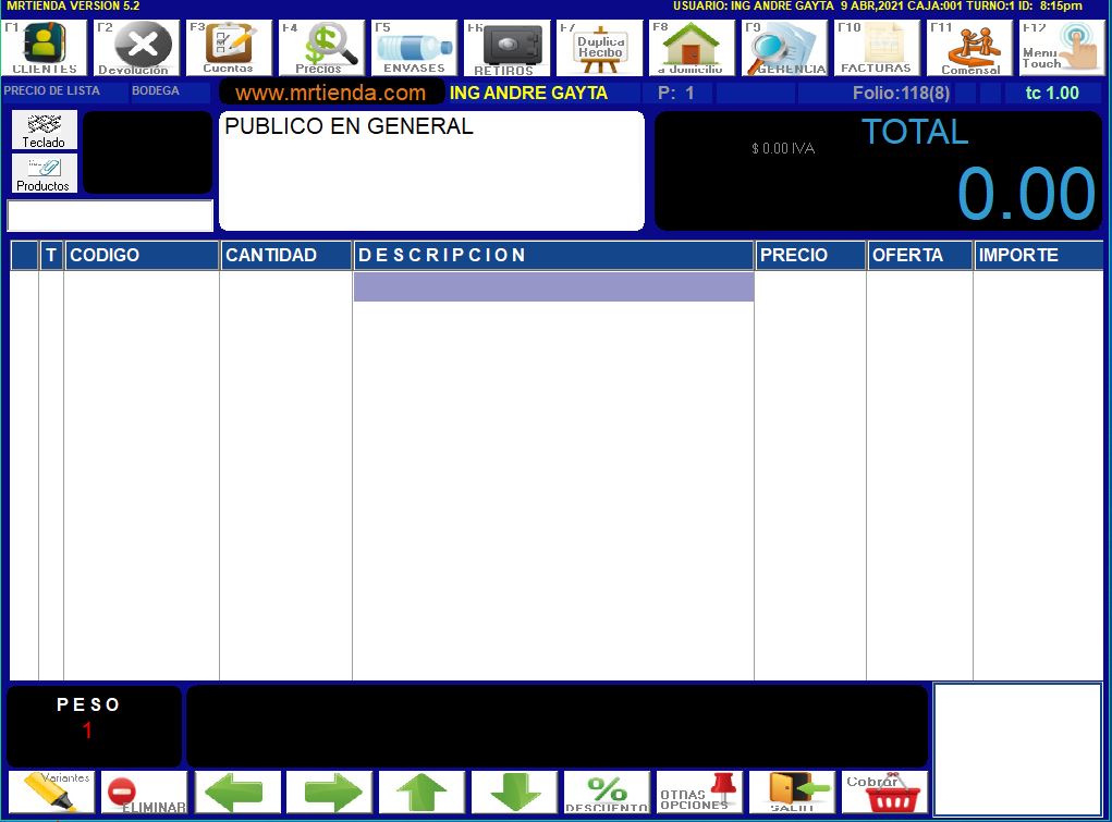 pantalla principal pantalla principal